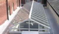 Large Orangery lantern with glazed upstands